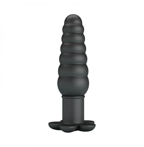 Pretty Love - Imron Vibrating Anal Plug Massager (Battery - Black) Pretty Love - Imron Vibrating Anal Plug Massager (Battery - Black)
